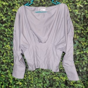 Stylekeepers Top Blouse Stripes Size Medium Casual